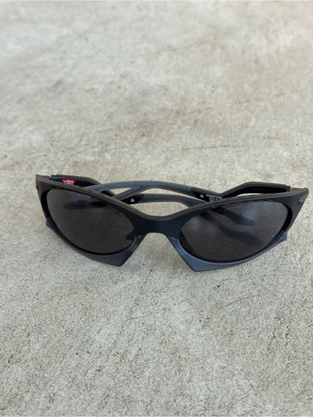 Oakley Black Sunglasses with Removable Nose Guard